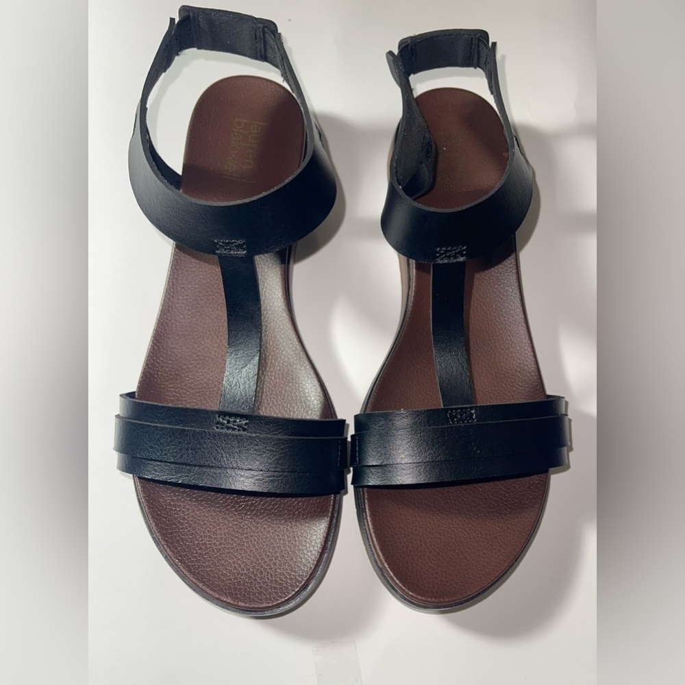 Elegant Black Leather Sandals